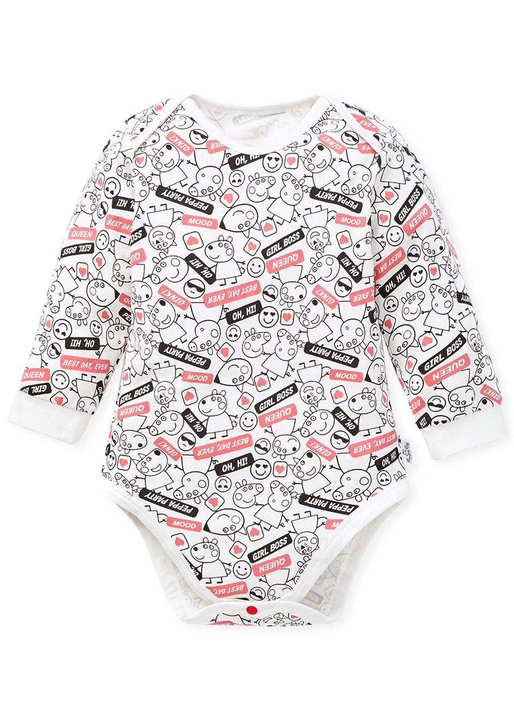 Label Peppa Pig Baby Cotton L/S Bodysuit 2 Pcs Pack, , hi-res image number 2