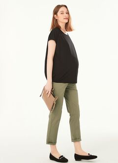 Cap Sleeve Maternity & Nursing Top, , hi-res