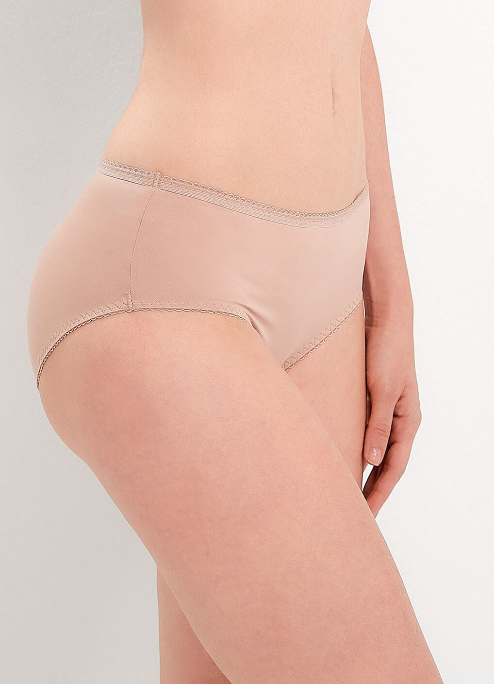 (New) Antibacterial Maternity Midi Briefs 2 Pack, Dusty Pink, hi-res image number 0