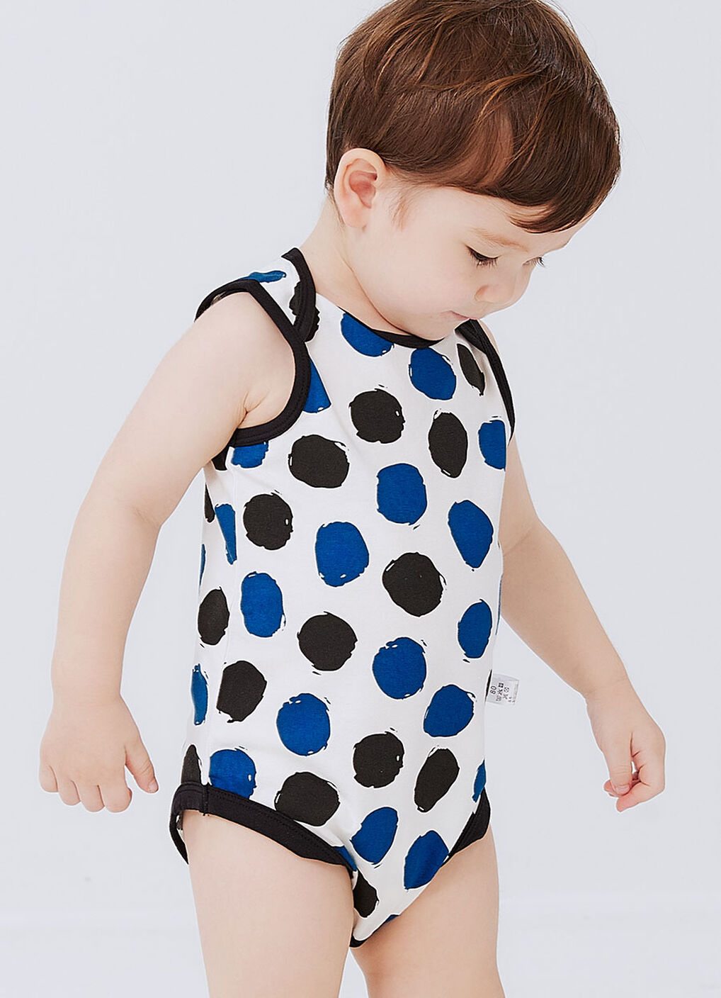 Baby Cotton S/L Bodysuit 2 Pcs Pack, Blue, hi-res image number 4