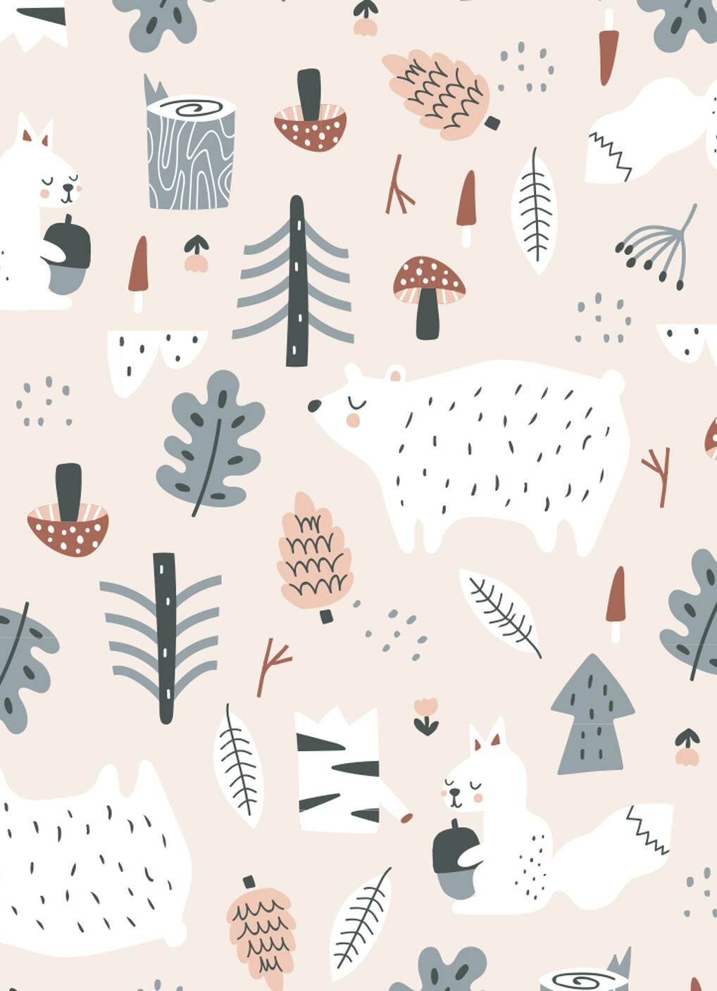 Lightweight Optimum Temp. Sleep Suit-Forest Family, Orange, hi-res image number 3