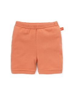 Baby Cotton Short Leggings, Orange, hi-res