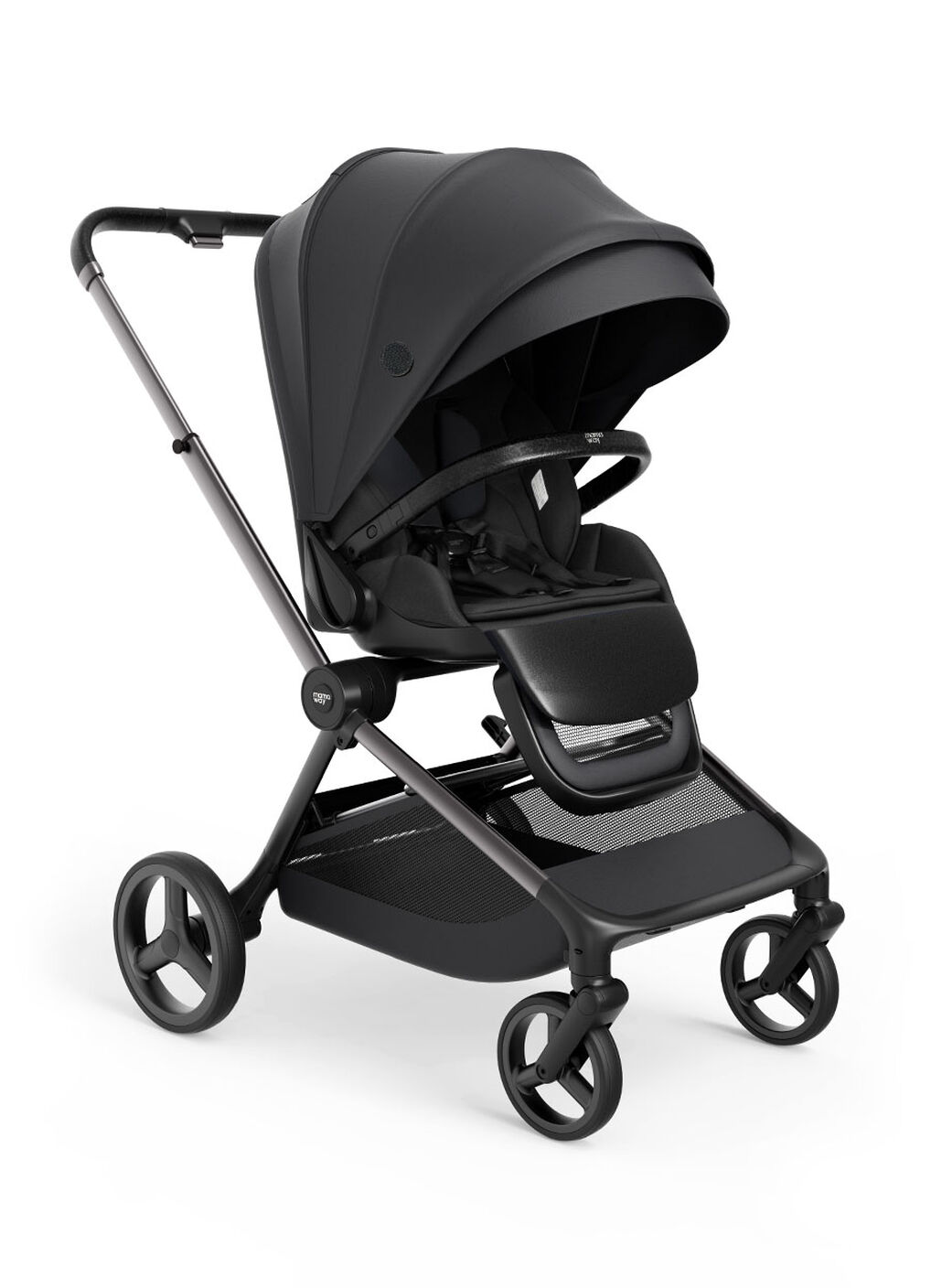 Reversible Full-size Stroller, Matte Black, hi-res image number 0