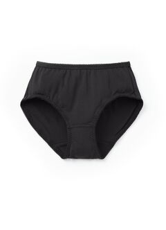 (New) Antibacterial Maternity Midi Briefs 2 Pack, Black, hi-res