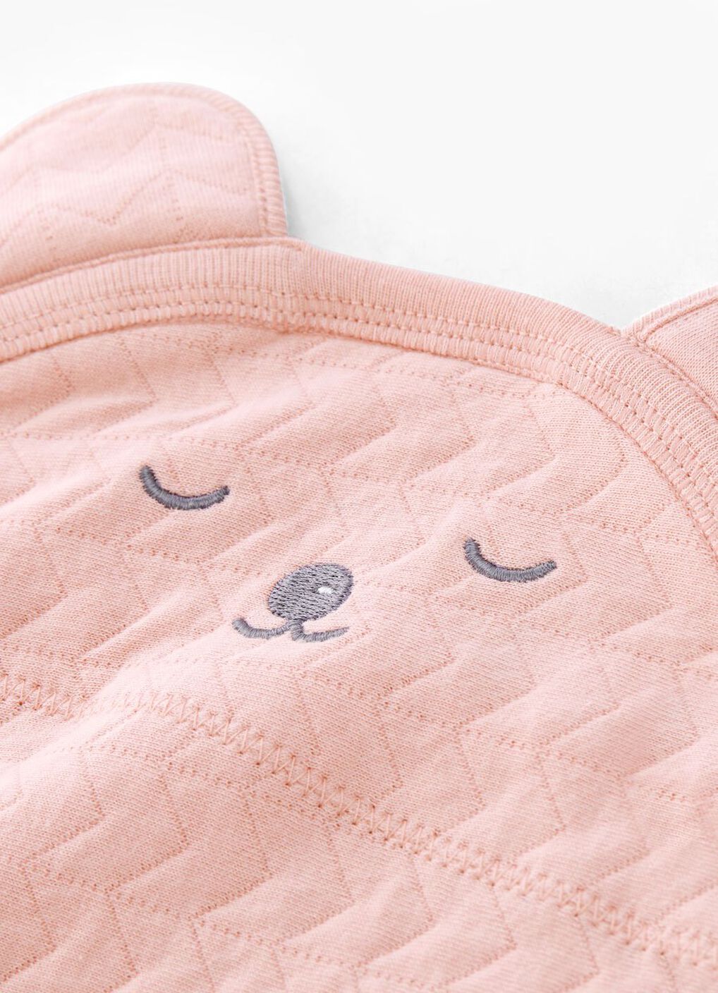 Antibacterial Newborn Cocoon Swaddle Gift Set-Sleeping Bear, Pink, hi-res image number 2