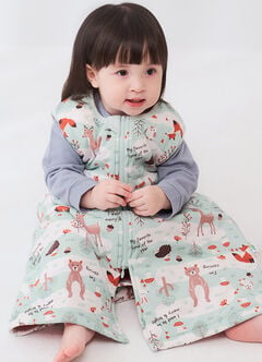 All Seasons Optimum Temp. Sleep Suit-Forest Animals, , hi-res