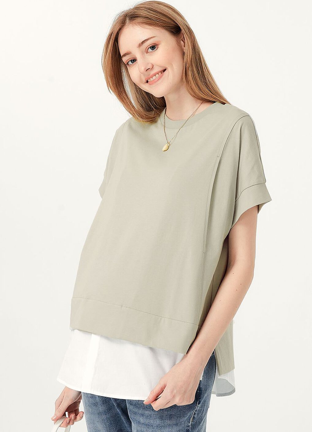 2 in 1 Cotton M&N Top, , hi-res image number 0