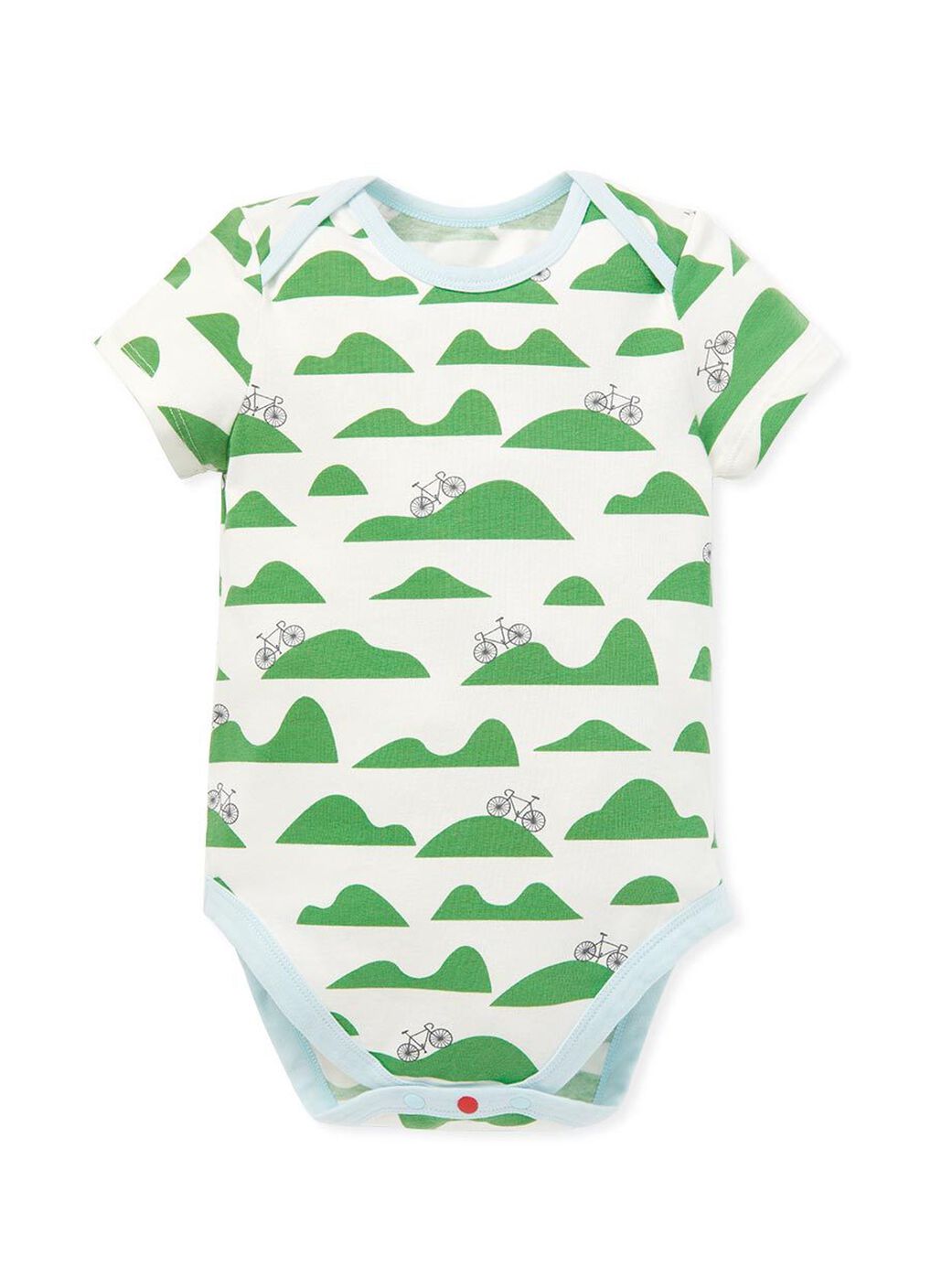 Bicycle Baby Cotton S/S Bodysuit 2 Pcs Pack, , hi-res image number 1