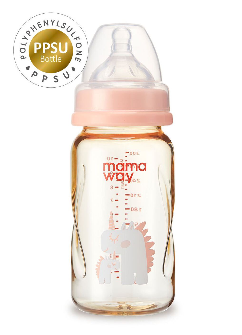 Golden Honey Feeding bottle 300ml, Pink, hi-res image number 0