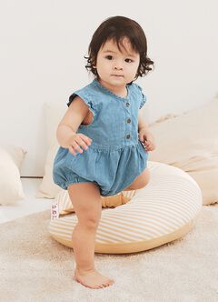 Baby Ruffle S/L Bodysuit, , hi-res