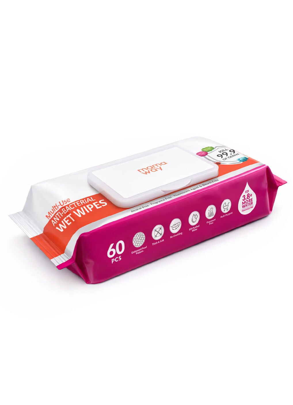 Multi-Use Anti-Bacterial Wet Wipes (3 packs per set), , hi-res image number 1