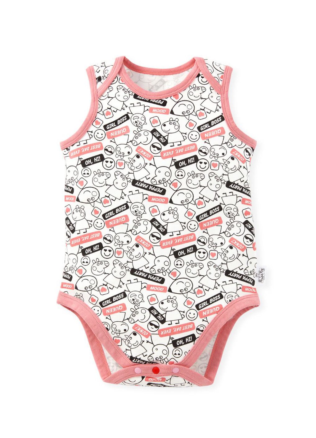 Label Peppa Pig Baby Cotton S/L Bodysuit 2 Pcs Pack, , hi-res image number 1
