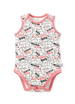 Label Peppa Pig Baby Cotton S/L Bodysuit 2 Pcs Pack, , hi-res
