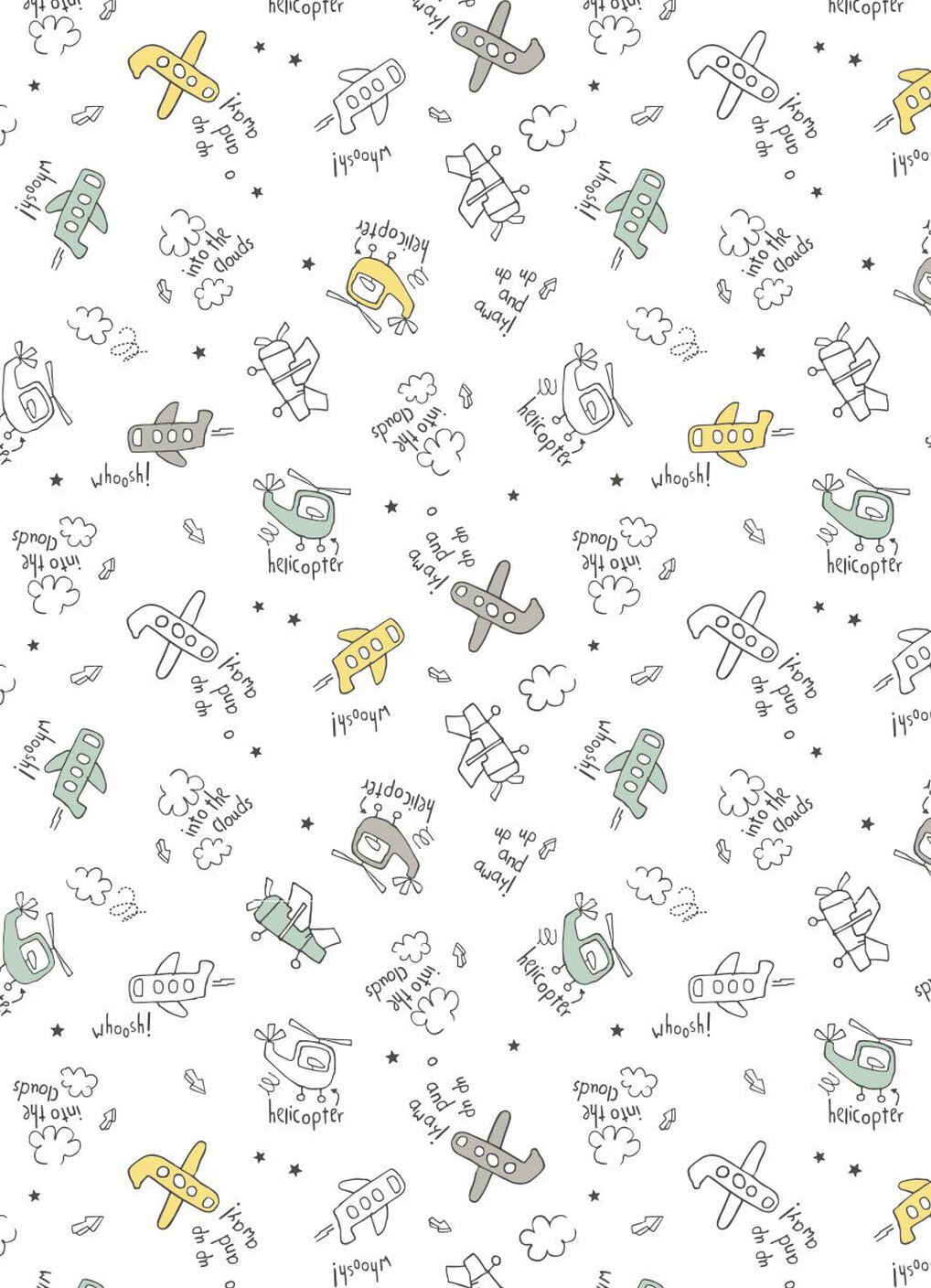 Airplane Newborn Cotton Long Sleeve Bodysuit 2 Pack, , hi-res image number 3