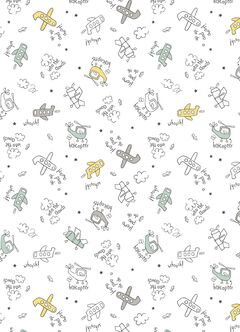 Airplane Baby Cotton Sleeveless Bodysuit 2 Pack, , hi-res