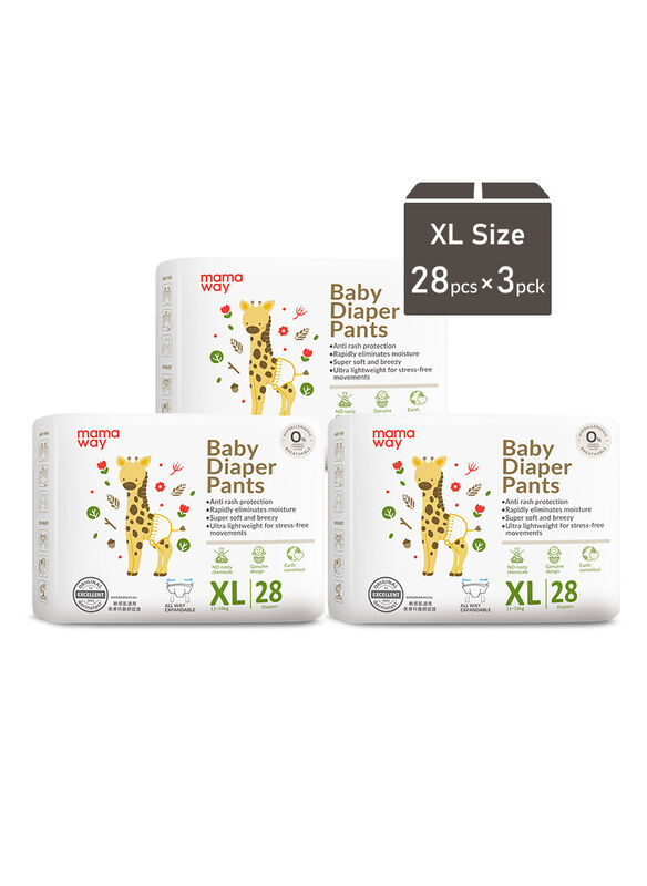Mamaway Baby Diaper Pants (XL , 84 pcs)