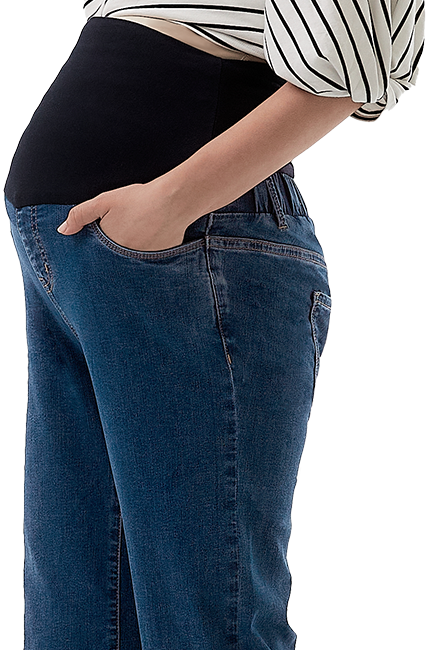 No Worry Maternity Straight Leg Jeans