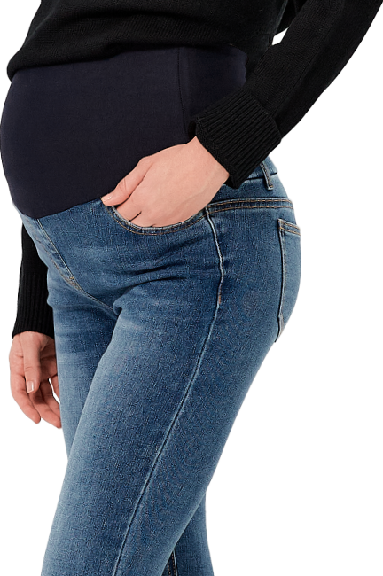 Insider Crop Step Fray Maternity Slim Jeans