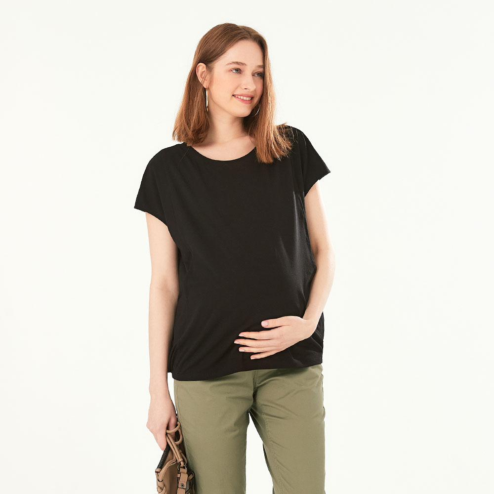 Cap Sleeve Maternity & Nursing Top