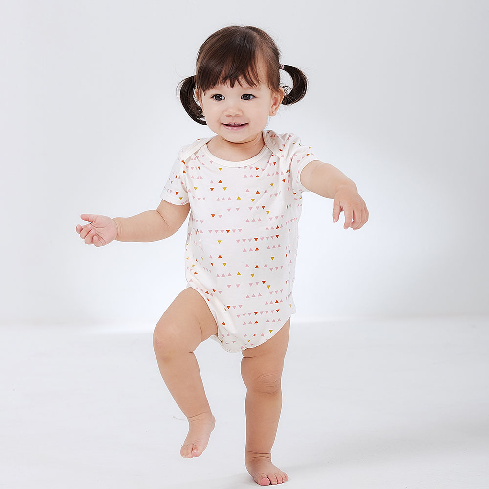 Geometry Baby Cotton S/S Bodysuit 2 Pcs Pack