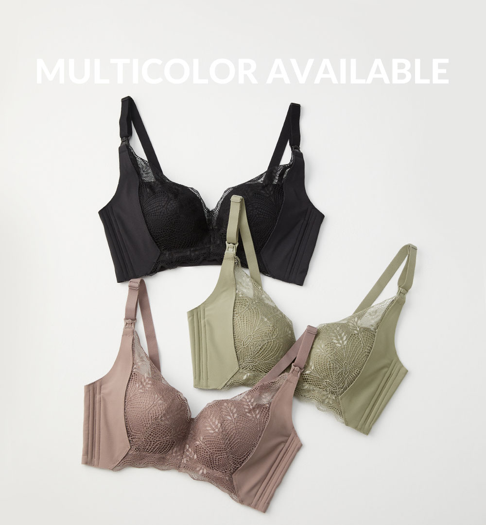 Silky Lace Underwire Maternity & Nursing Bra