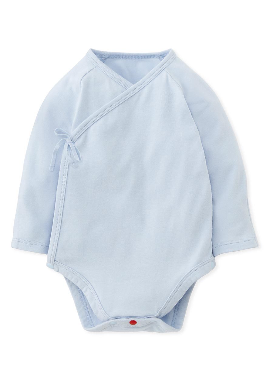 Blue Elephant Newborn Cotton Long Sleeve Bodysuit 2 Pcs Pack, , small