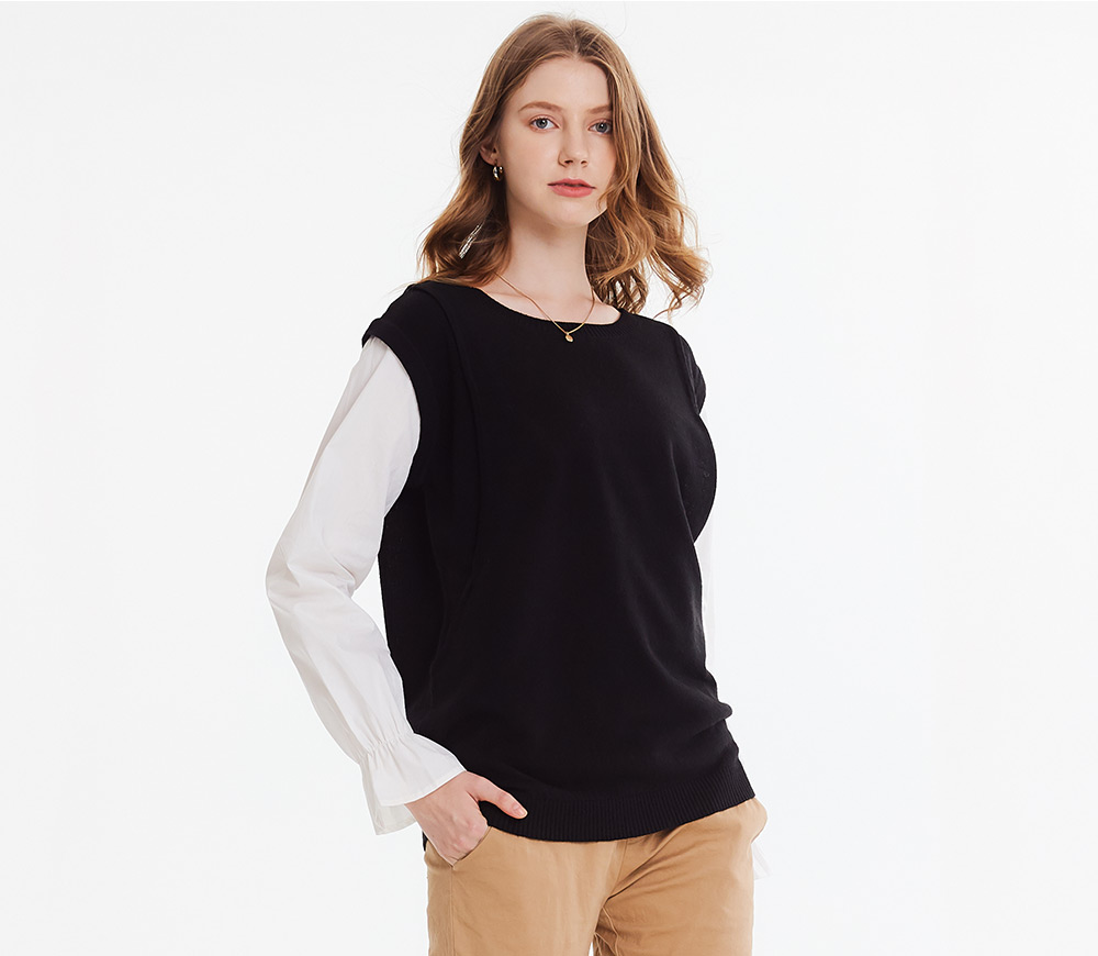 Double Layer Knitted Maternity & Nursing Top