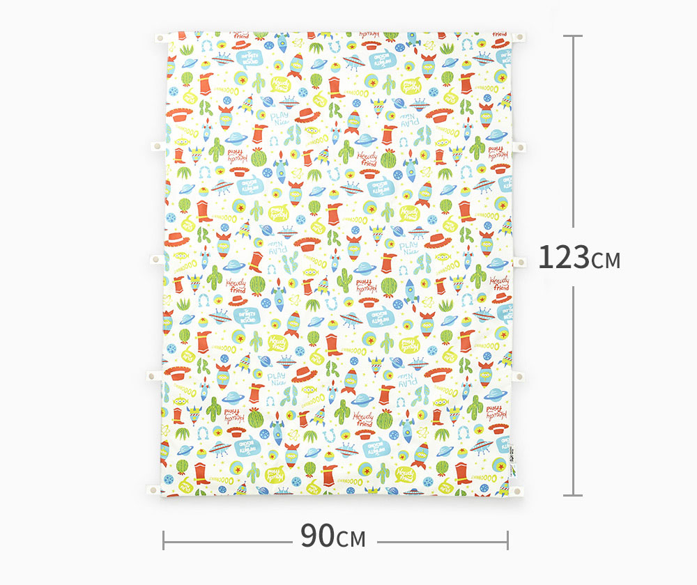 Optimum Temp. Antibacterial Summer Quilt (Disney Aliens) 