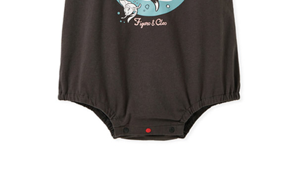 Disney Figaro & Cleo Baby Cotton Short Sleeve Romper