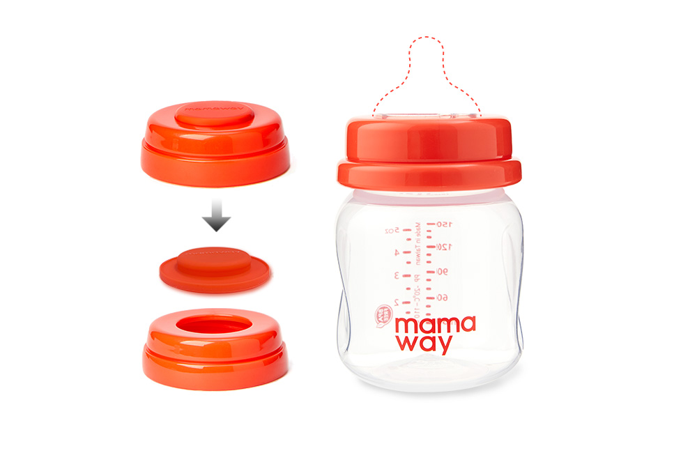 PP Wide Neck Milk Storage Bottle 150ml