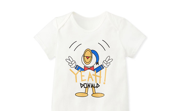 Disney Donald Duck Baby Cotton Short Sleeve Bodysuit