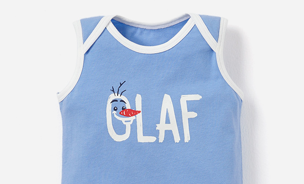 Baby Disney Cotton Sleeveless Bodysuit 