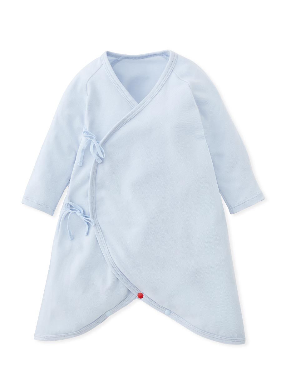 Blue Elephant Newborn Cotton Long Sleeve Romper 2 Pcs Pack, , small