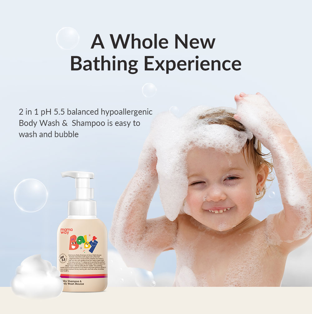 Baby Shampoo & Body Wash Mousse Mousse