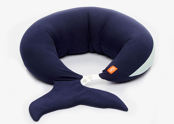 Non-toxic Maternity Support & Nursing Moon Pillow Whales 