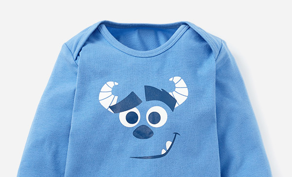 Disney Sulley Baby Cotton L/S Bodysuit