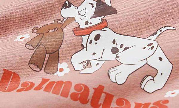 Disney Dalmatians & Teddy Baby Cotton Short Sleeve Romper 