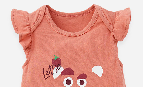 Disney Lotso Baby Cotton Ruffle S/L Bodysuit