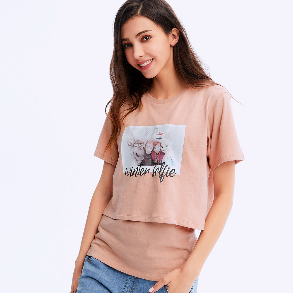 Disney Frozen Double Layer Nursing Tee