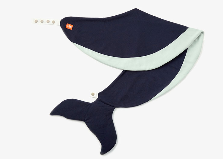 Non-toxic Maternity Support & Nursing Moon Pillow Whales 