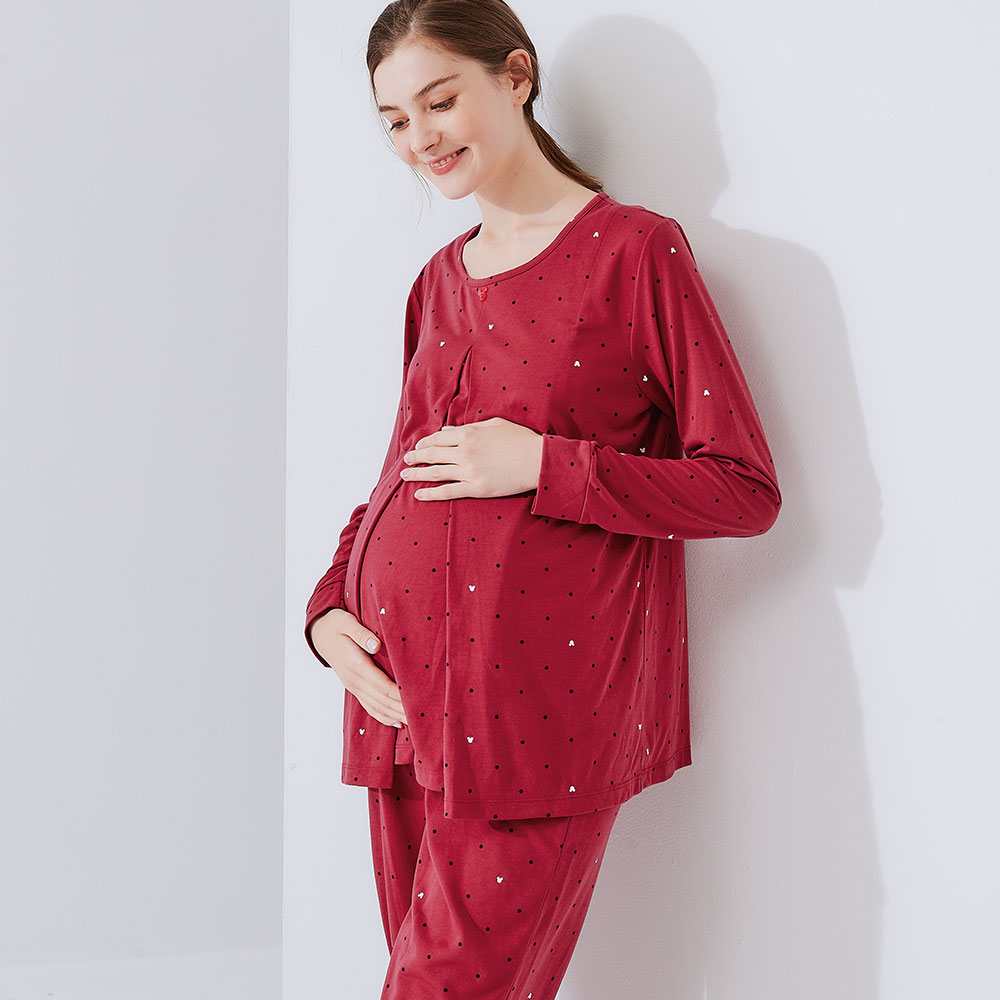 Mickey Dotty Maternity & Nursing Pyjama Set