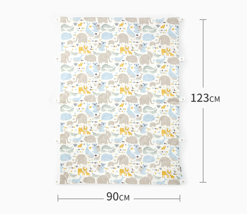 Optimum Temp. Antibacterial Summer Quilt- Animals