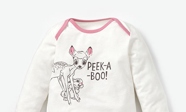 Baby Disney Cotton L/S Bodysuit