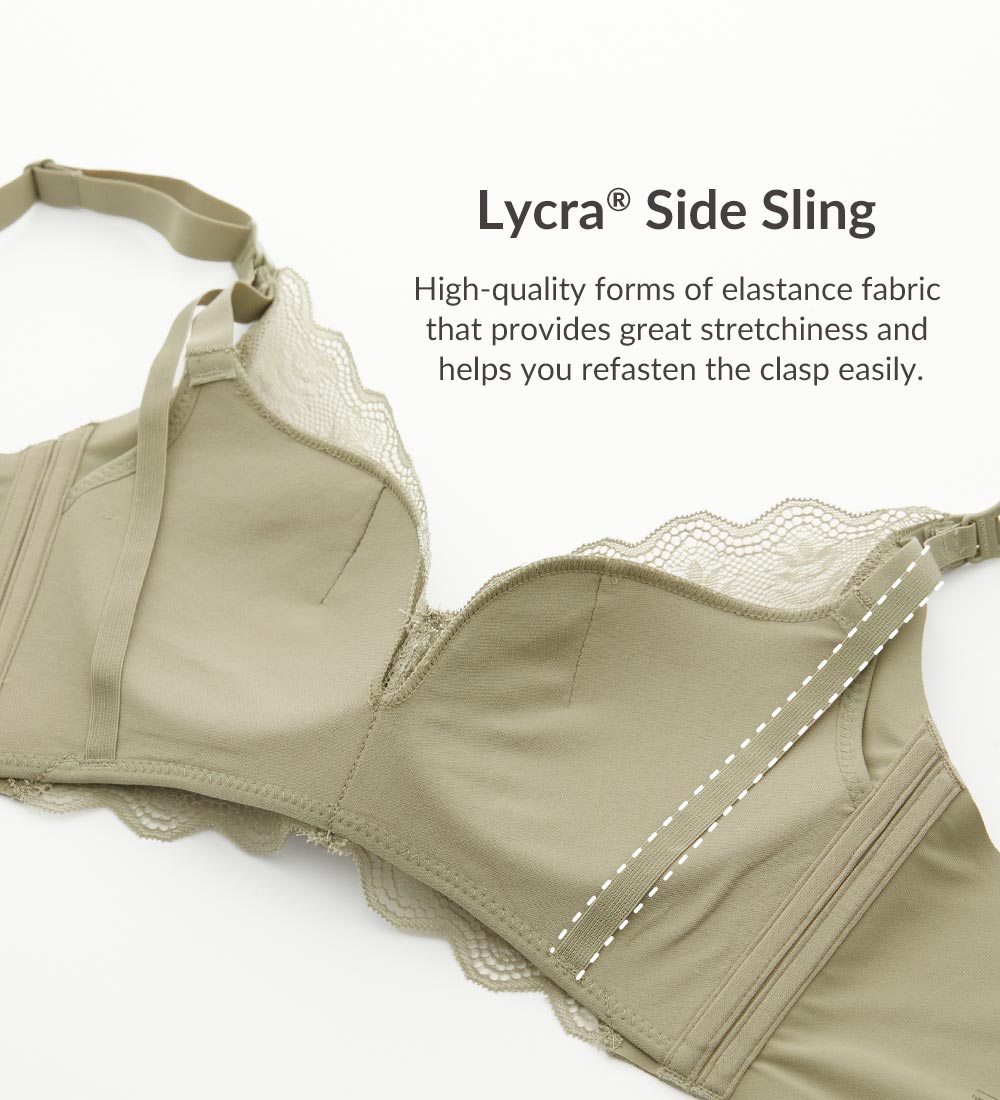 Silky Lace Underwire Maternity & Nursing Bra