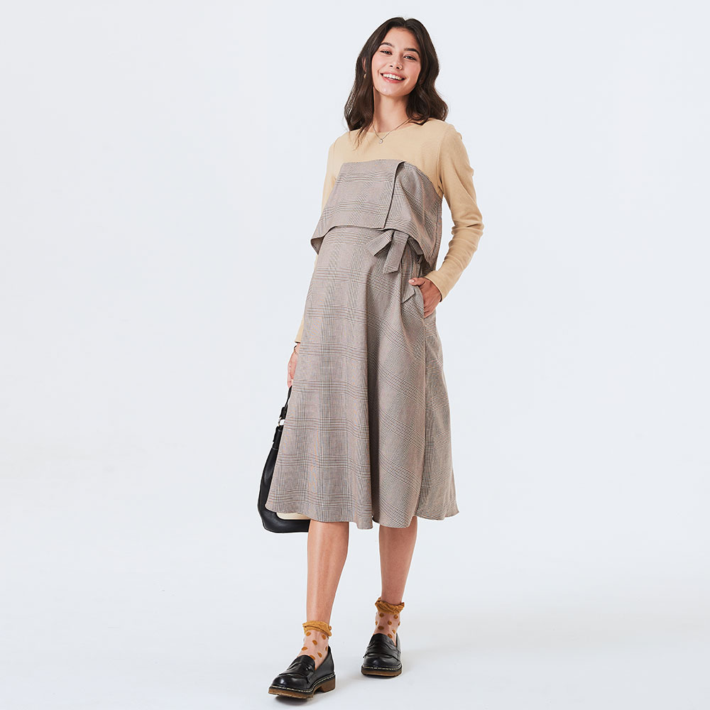 Splicing Maternity & Nursing Dress