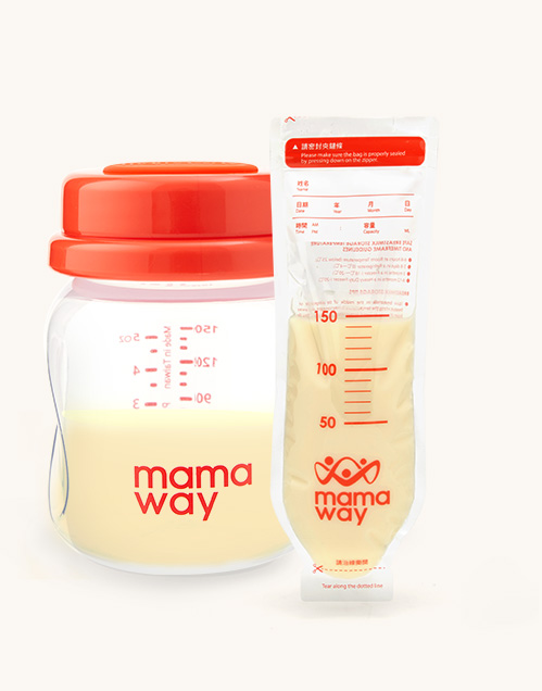 PP Wide Neck Milk Storage Bottle 150ml