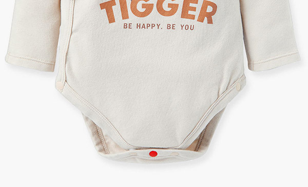 Disney Tigger Newborn Cotton L/S Bodysuit