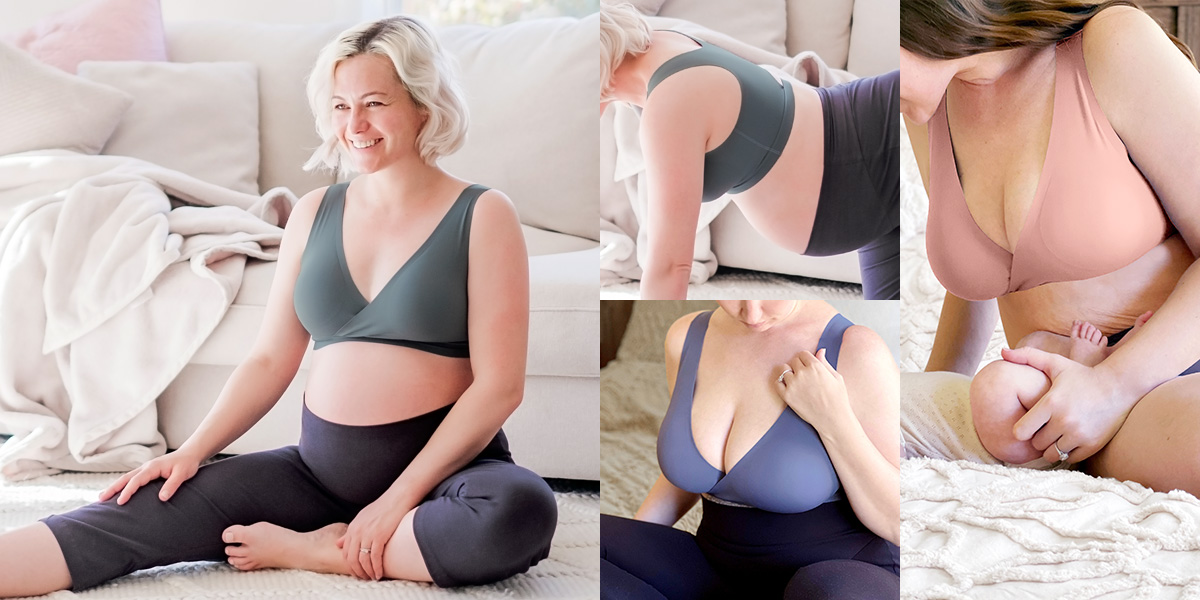 Ultra Silky Crossover Sleeping & Nursing Bra