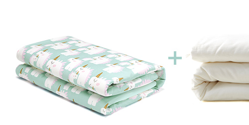 Optimum Temp. Antibacterial All Seasons Single Quilt Set Unicorn