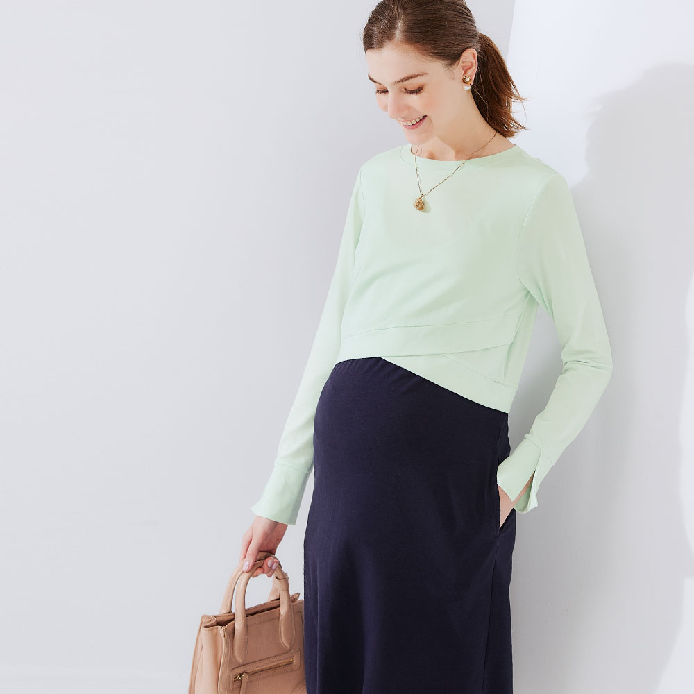 2 in 1 Maternity & Nursing Dress